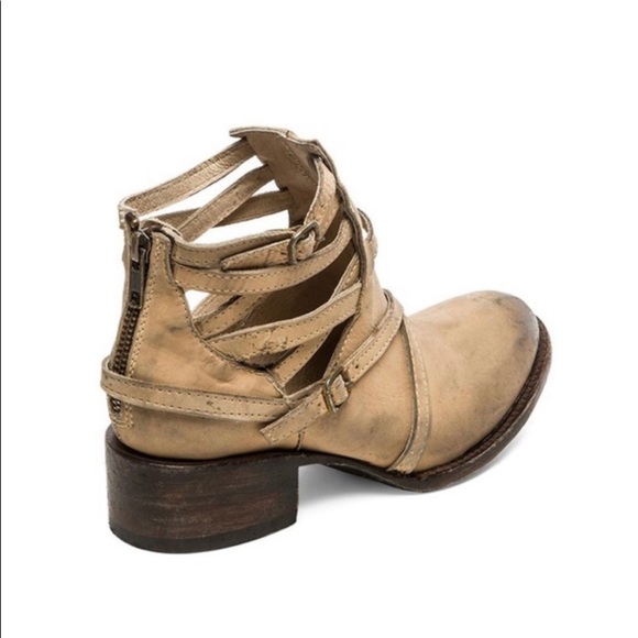 Last Chance….Freebird by Steven Stair Booties in Taupe 6 - Picture 2 of 15